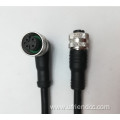 6pin plug M8 mini/right angle-5pin female connector cable